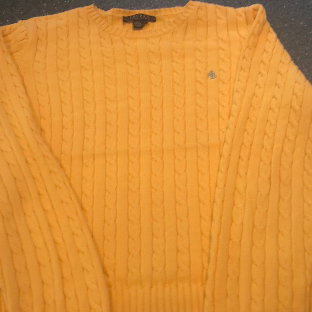 Ladies Ralph Lauren cable cotton sweater